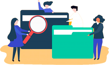 Ilustração do contrato de prestação de serviços